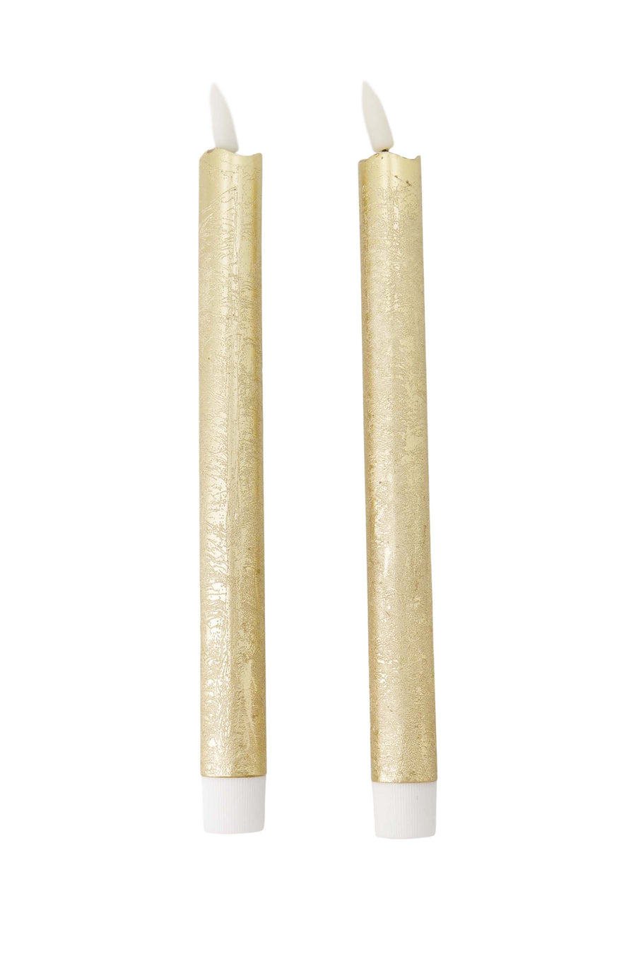 2er Set LED-Kerzen Gold | Gold