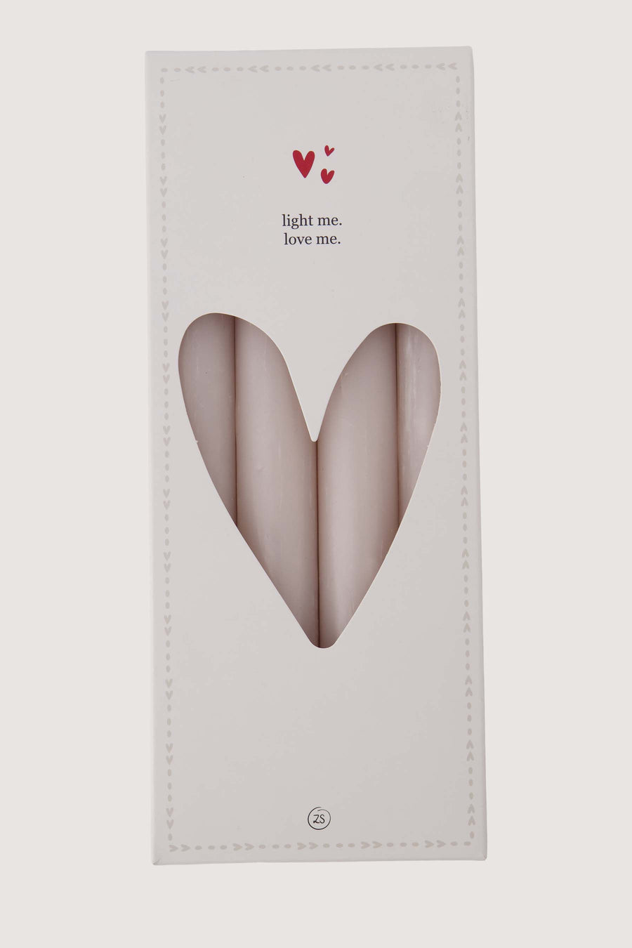 4er-Set rustikale Kerzen 20cm | Sand