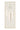 4 rustikale Kerzen 20cm | off white
