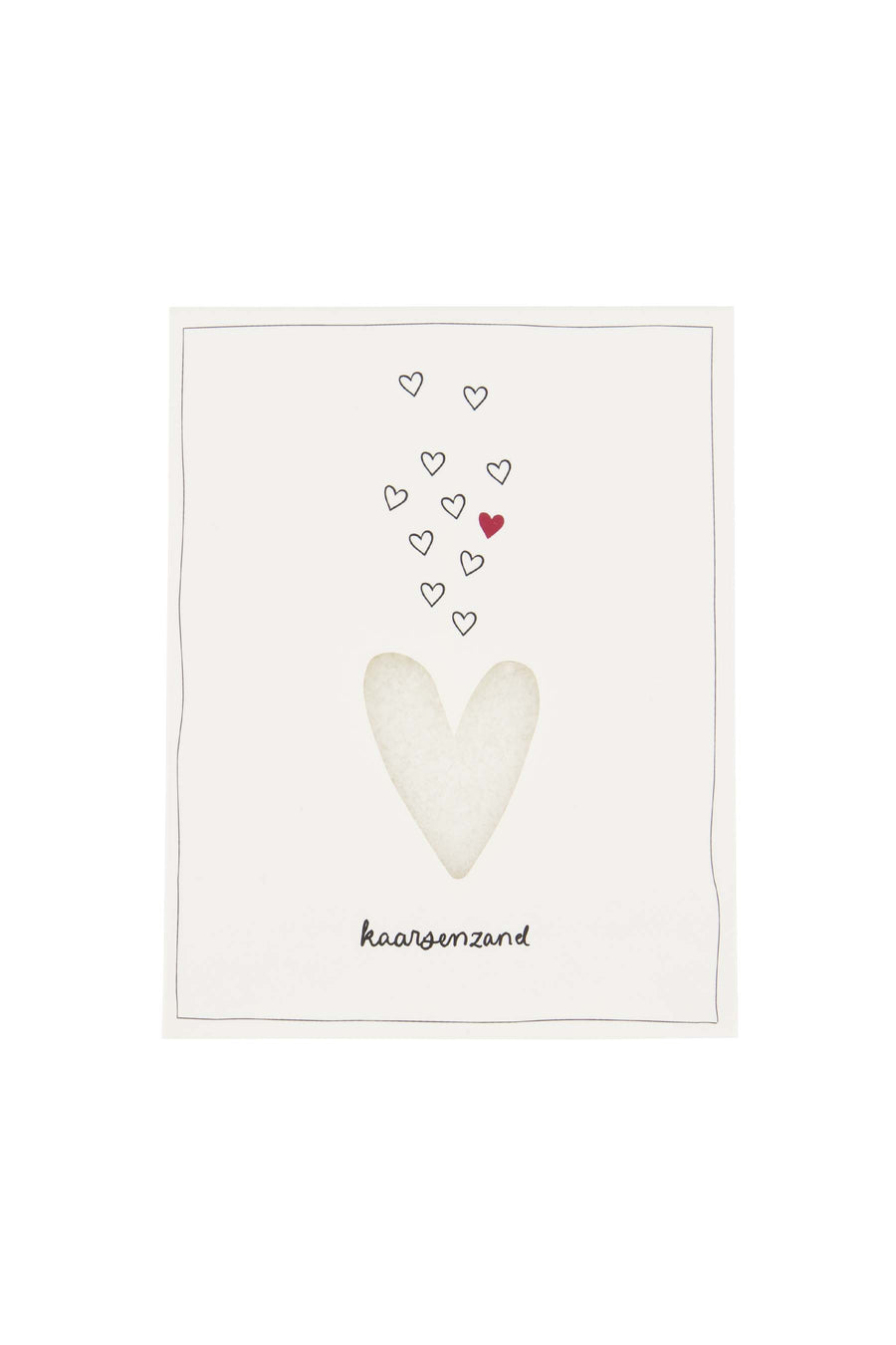 Kerzensand im Karton weiß | weiß