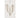 4er-Set rustikale Kerzen 20cm | off white