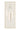 4er-Set rustikale Kerzen 20cm | off white