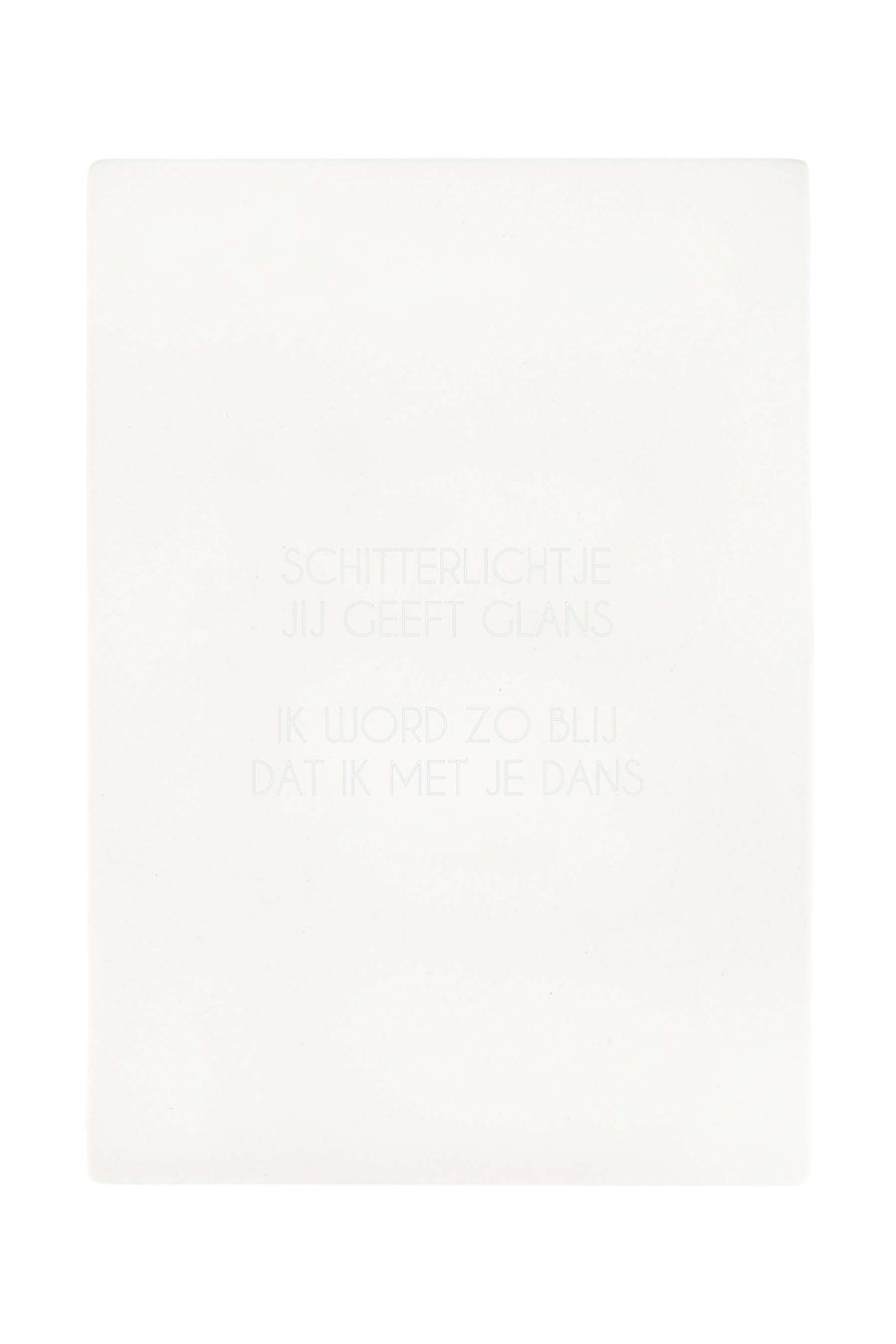 Teelichthalter Wunderkerze | weiß