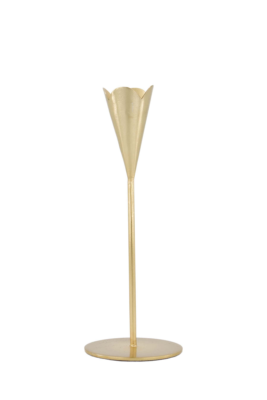 Kerzenhalter Metall Herz M gold | gold