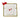 Fotorahmen Metall Herzen | rot / gold