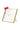 Fotorahmen Metall Herzen | rot / gold
