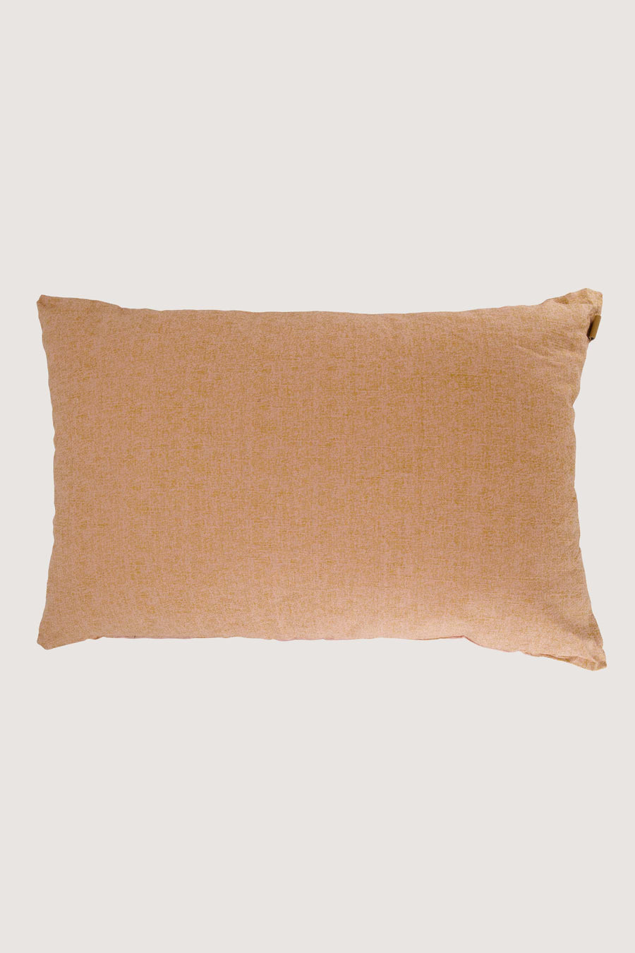 Kissen Streifen Baumwolle/Samt 60 x 40 cm | rosa