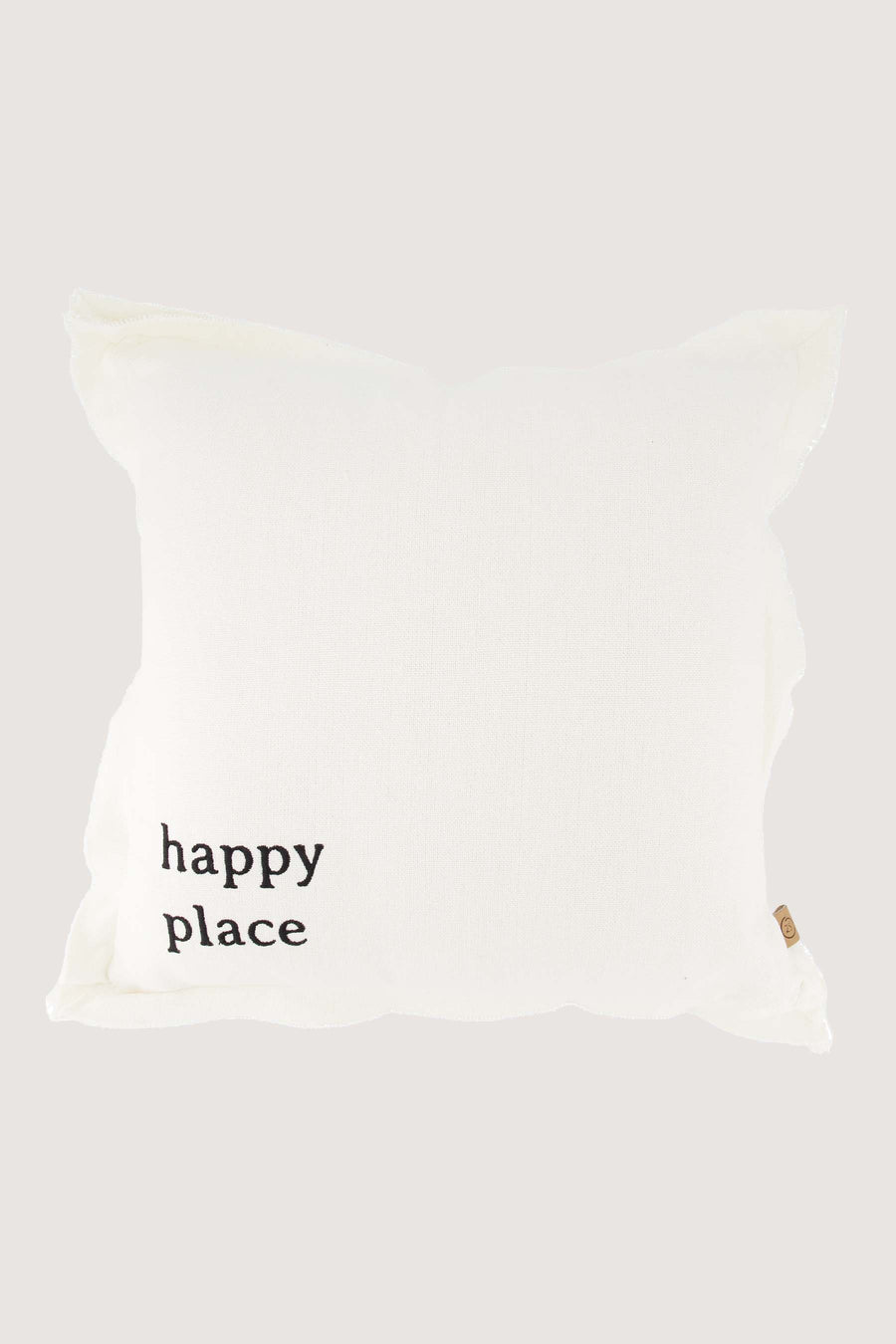 Kissen Happy Place 45 x 45 cm | Off White