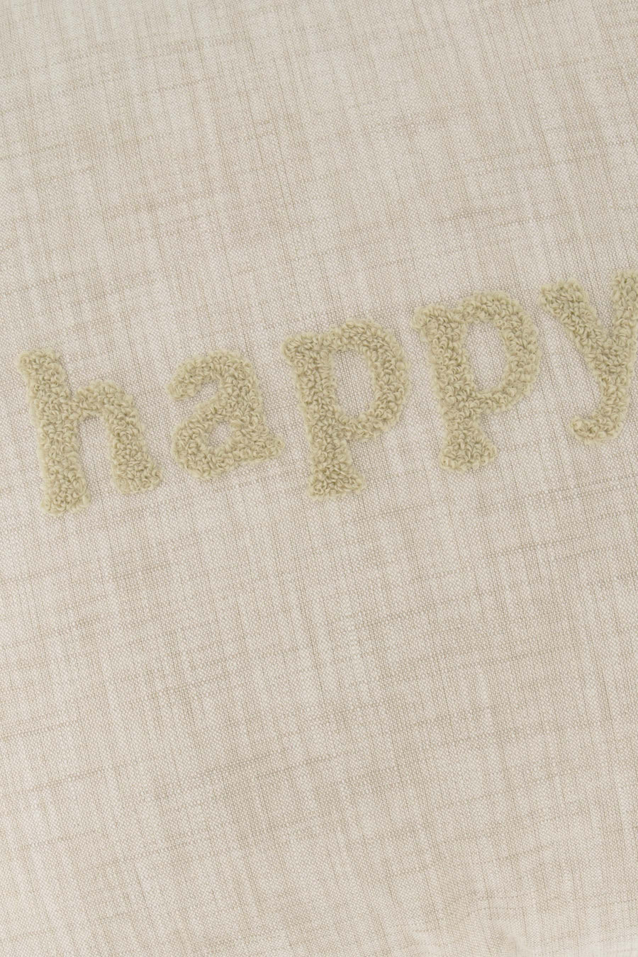 Kissen Happy 45 x 45 cm | Pfeffer und Salz / Sand