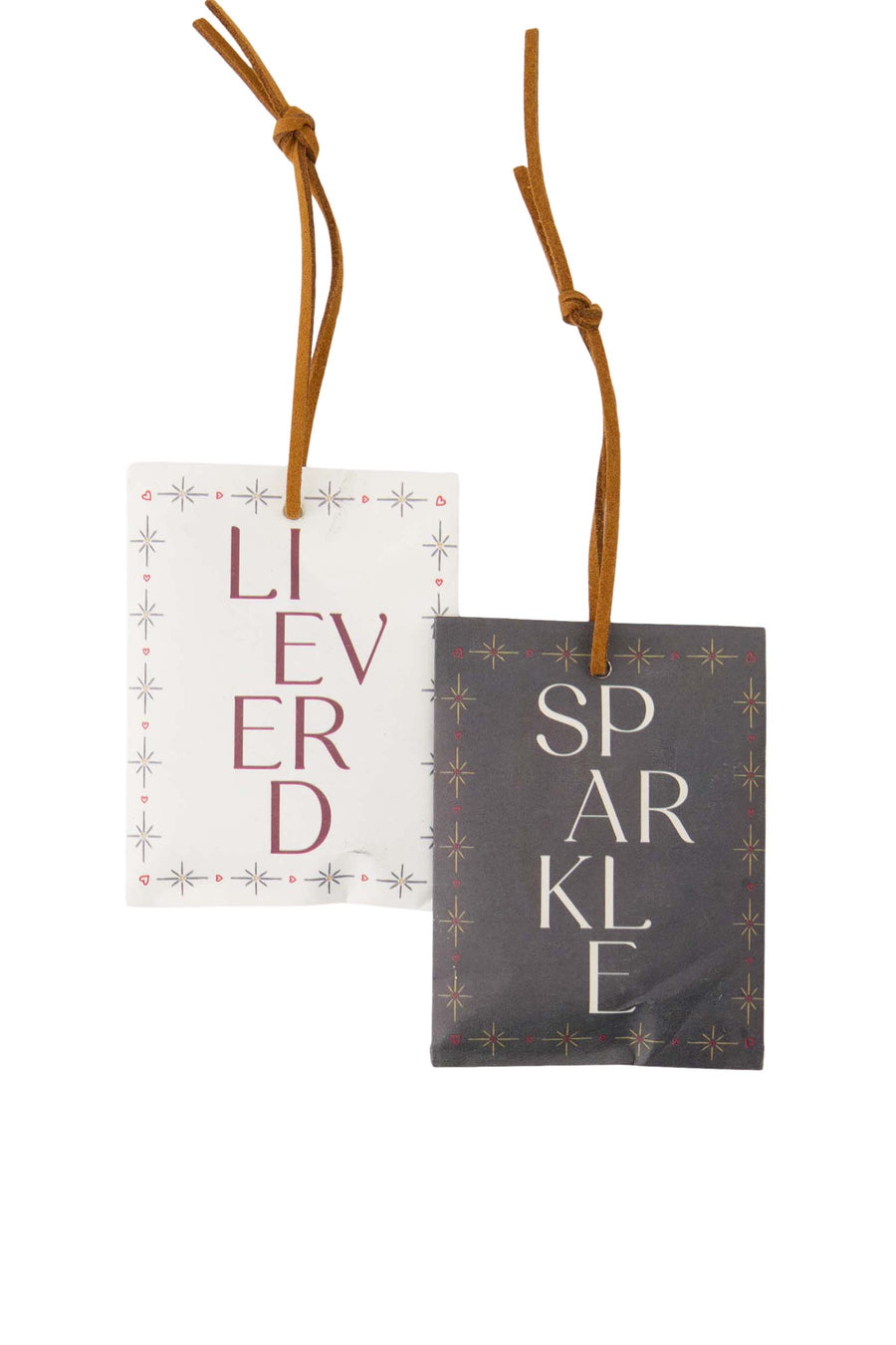 2er-Set Duftsäckchen Sweetheart Sparkle weiß/dunkelgrün | weiß/dunkelgrün