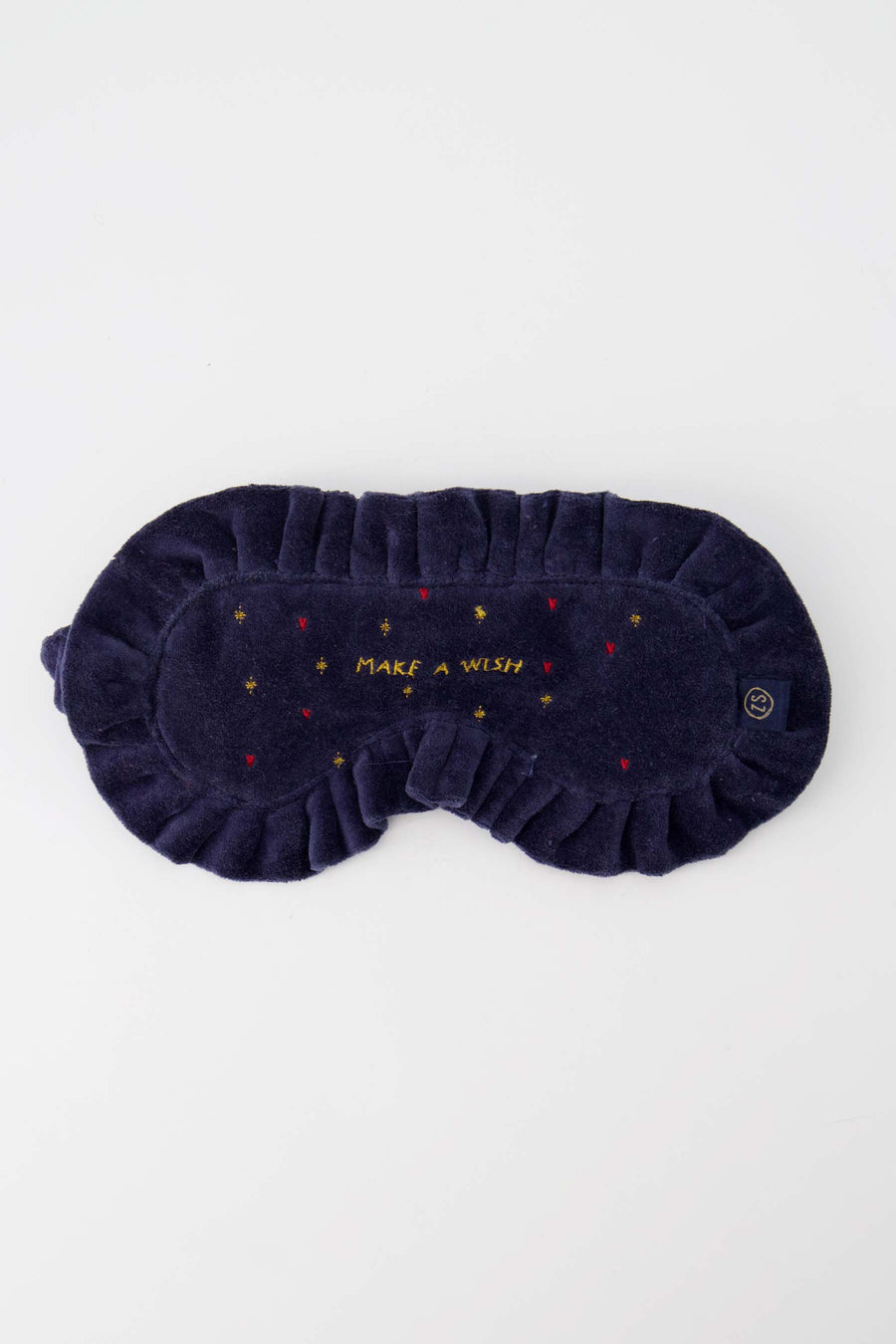 slaapmasker velvet sterren donkerblauw/goud | donkerblauw / goud