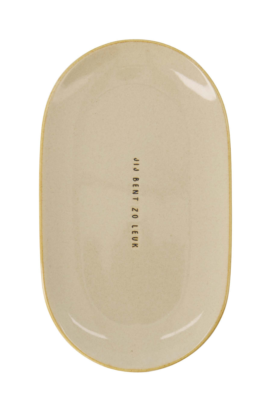 Servierplatte du bist so süß Sand | Sand