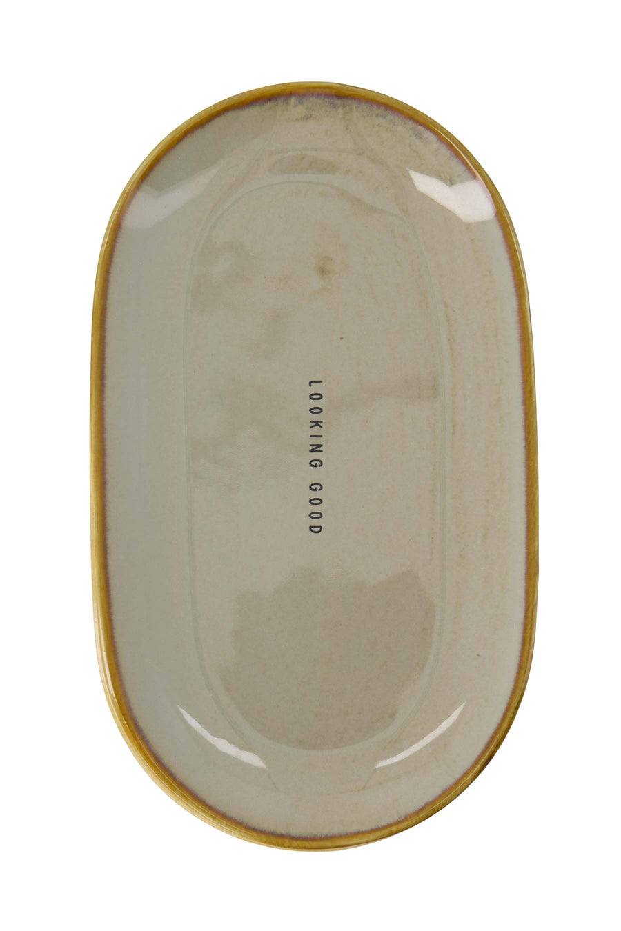 Servierplatte sieht gut aus grau-blau | grau-blau