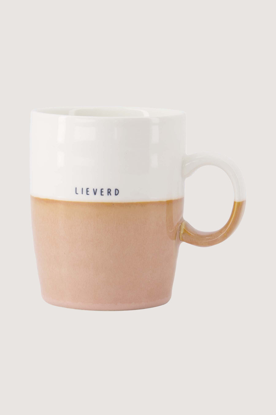 Teetasse Liebling | weiß / rosa