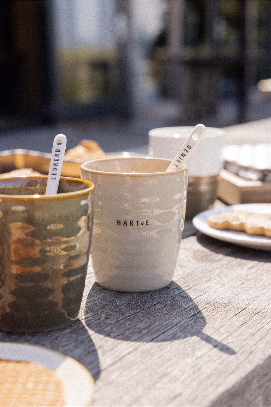 Kaffeebecher Herz Sand | Sand