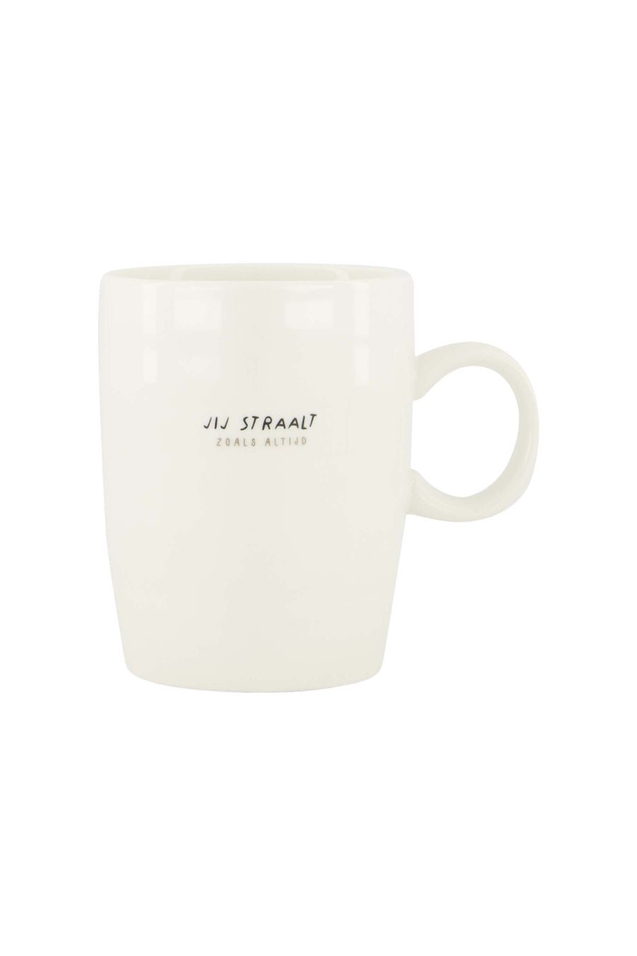 Teebecher you shine weiß/schwarz | weiß/schwarz