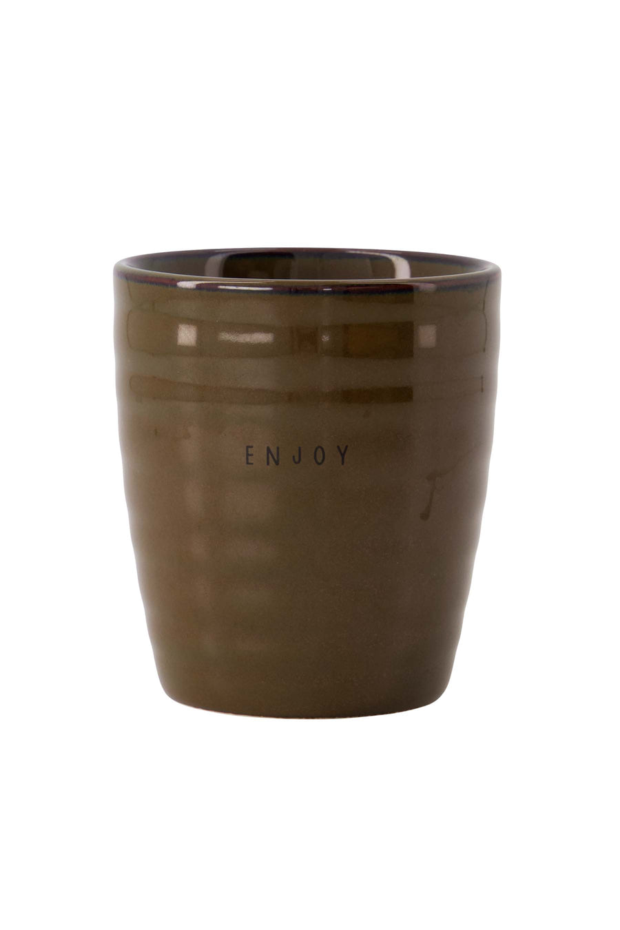 Kaffeetasse genießen braun | braun