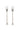 2er-Set Gabeln Herz | silber