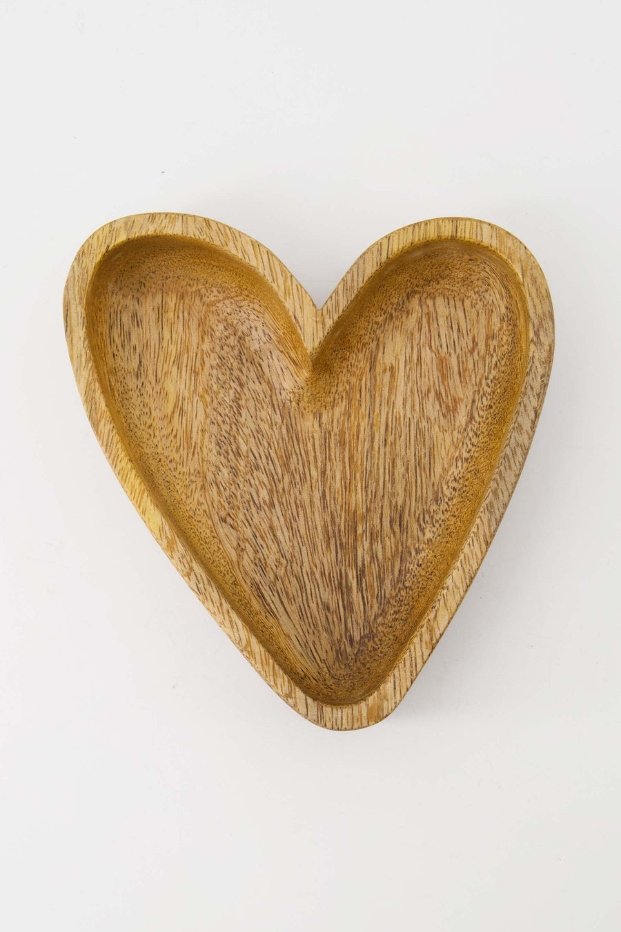 houten kom hartje M naturel | naturel