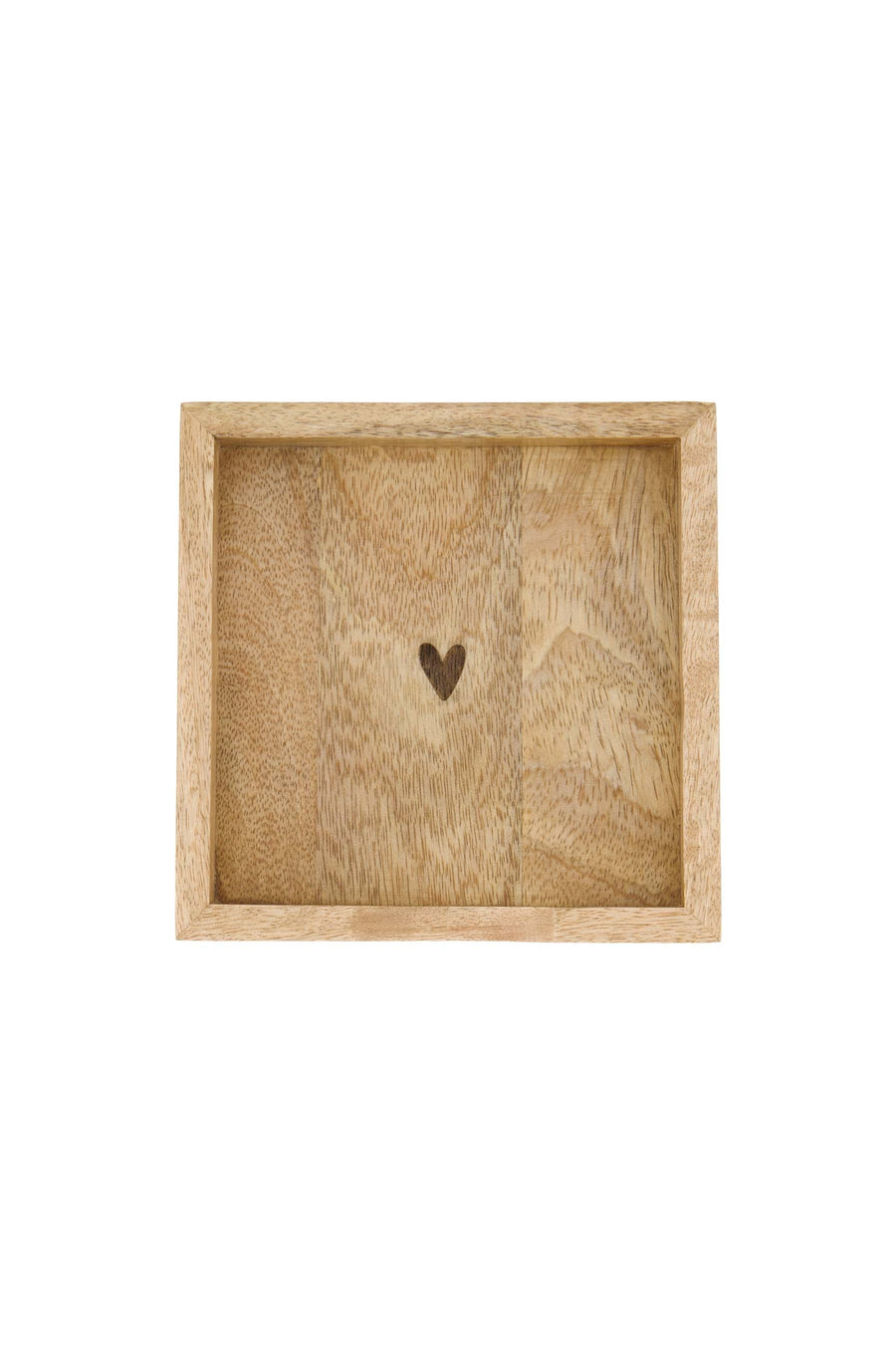 Serviettenhalter Holz Herz 12,5x12,5cm | natur