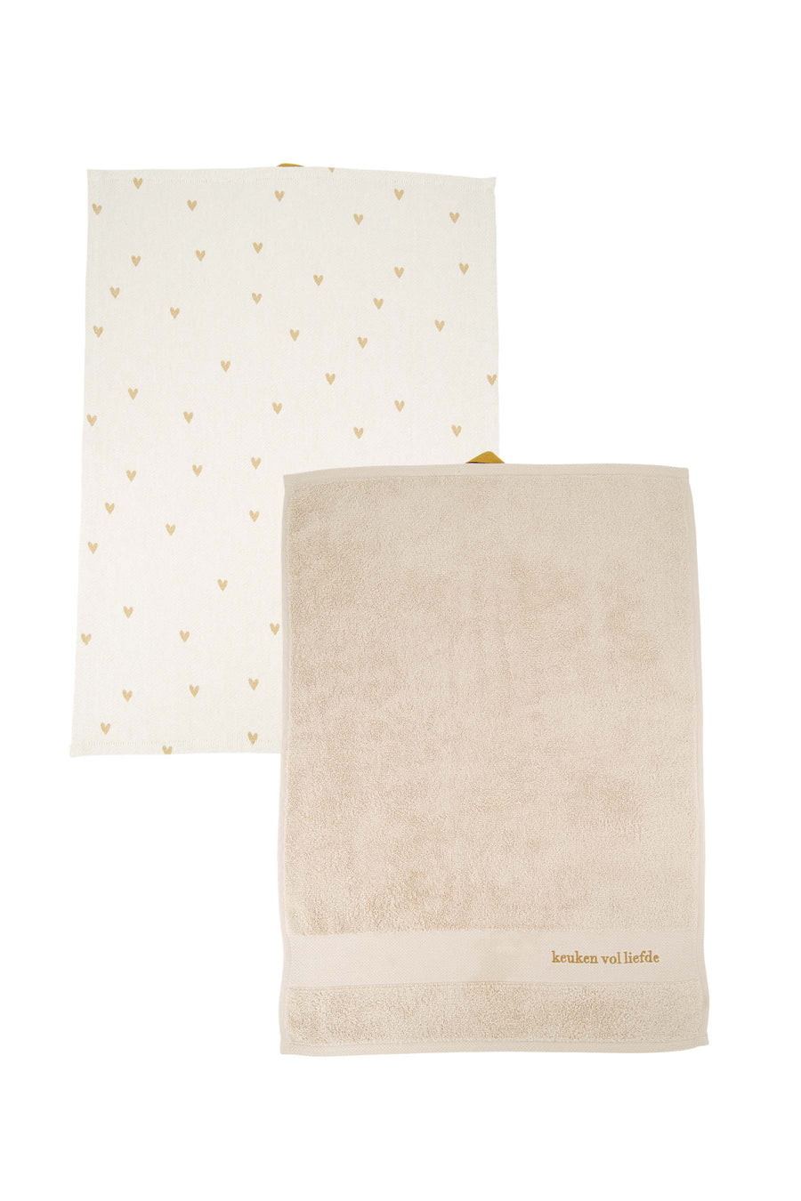 keukenset hartjes keuken vol liefde | wit / oker