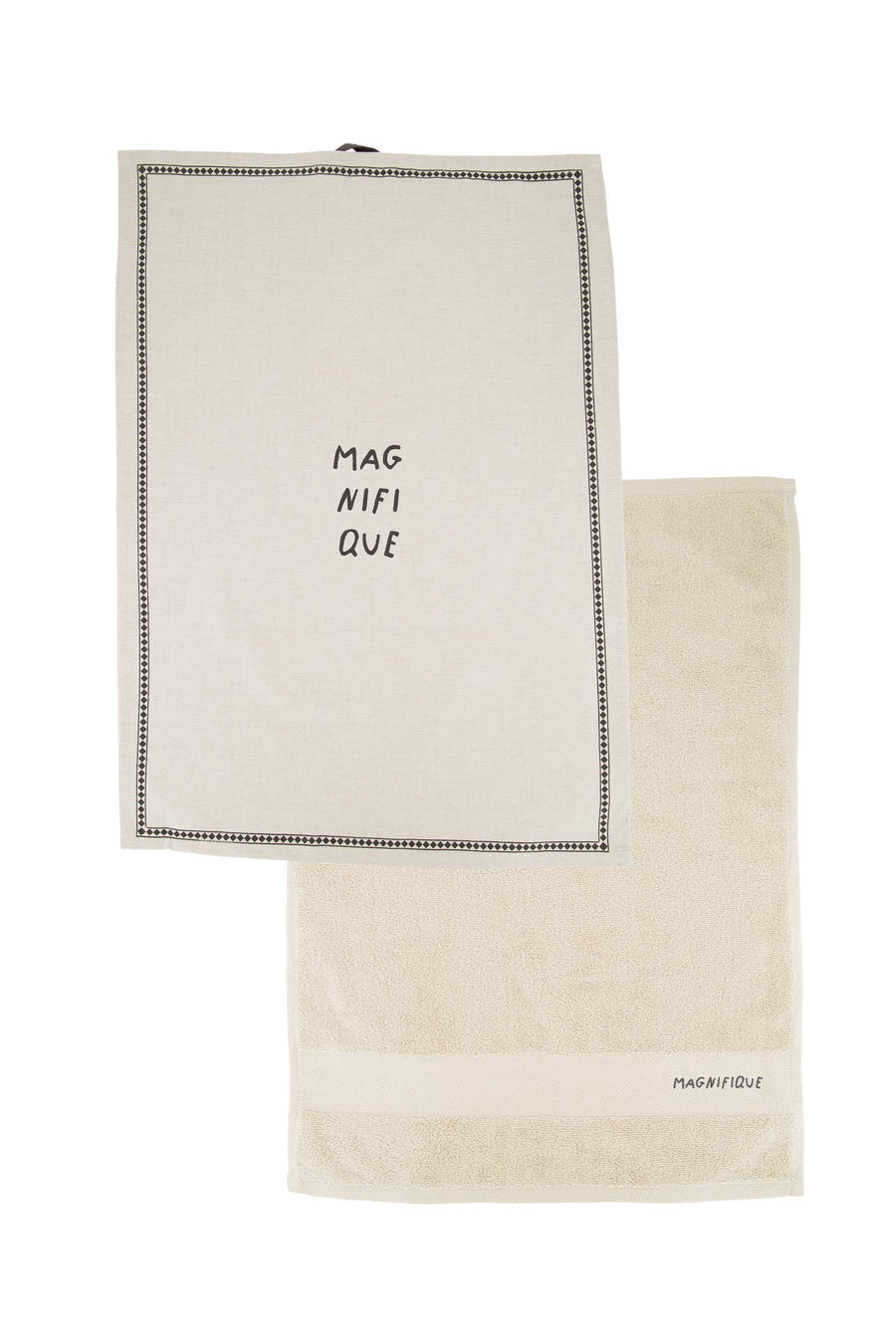 Küchenset Magnifique weiß/sand | weiß/sand