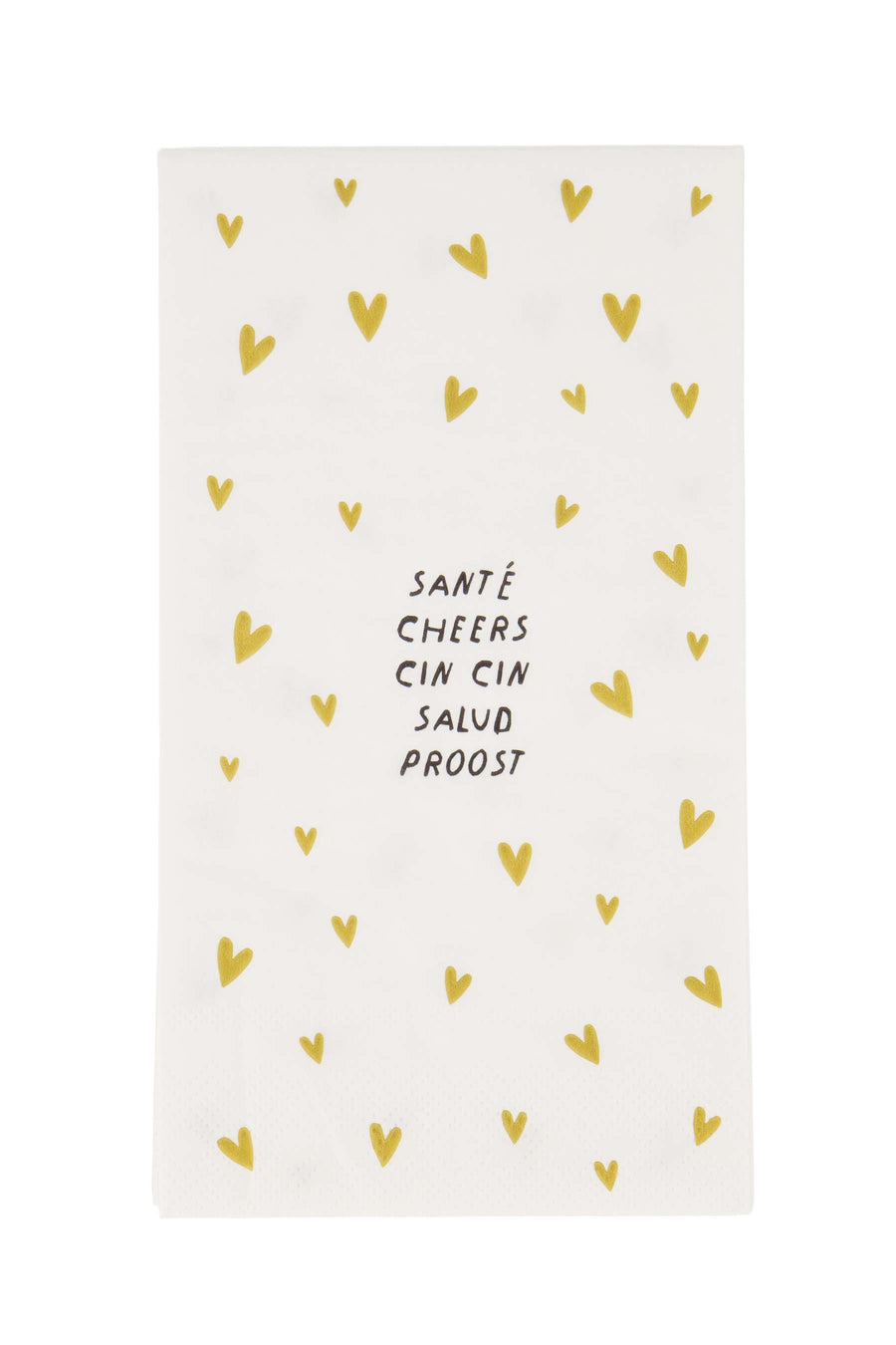 Servietten Rechteck sante weiß/gold | weiß/gold