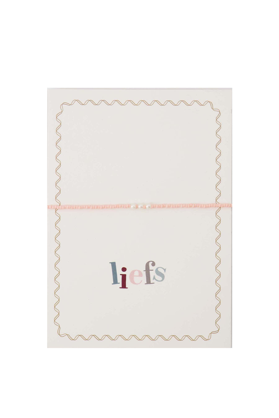 postkarte armband liefs multicolor | multicolor