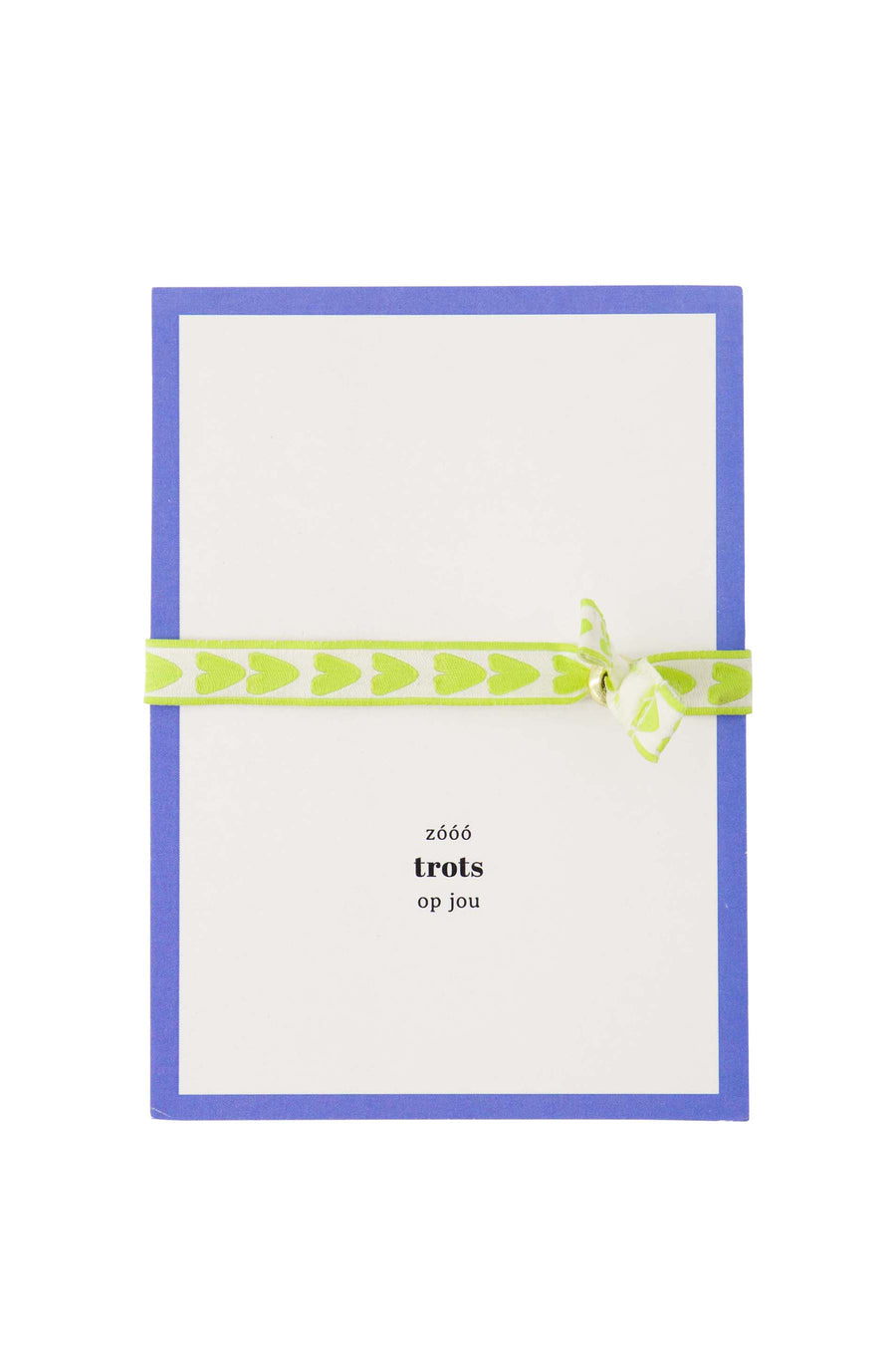 Postkarte Armband Herzen gelb | gelb