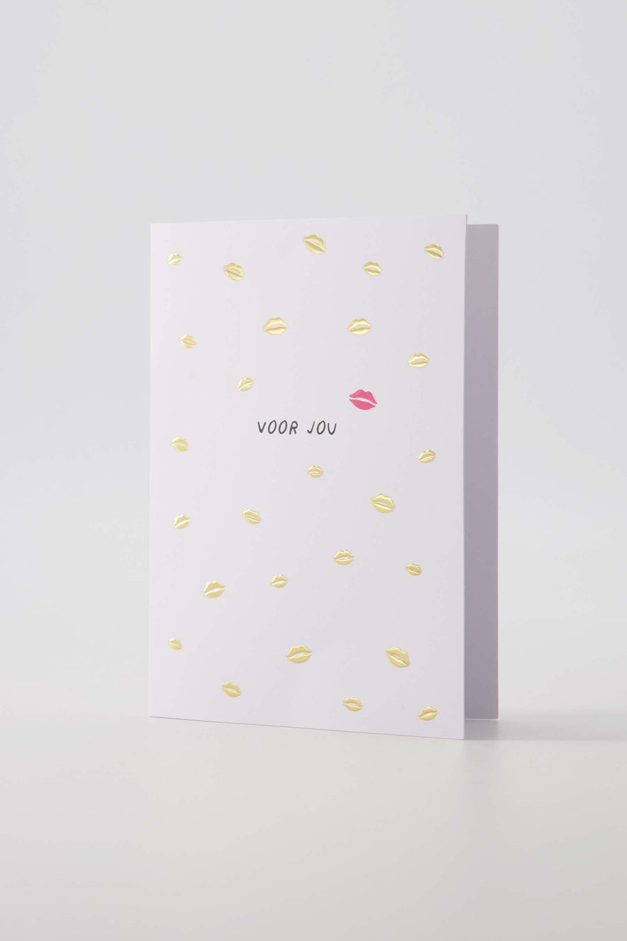 wenskaart voor jou wit/goud | geel / grijs / blauw