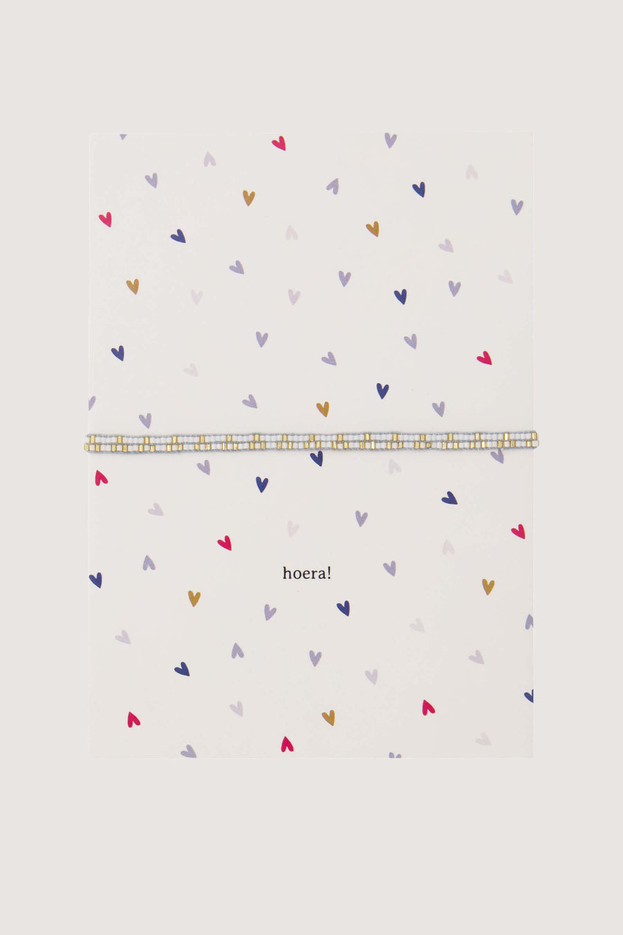 Postkarte Armband Glückwunsch | mehrfarbig