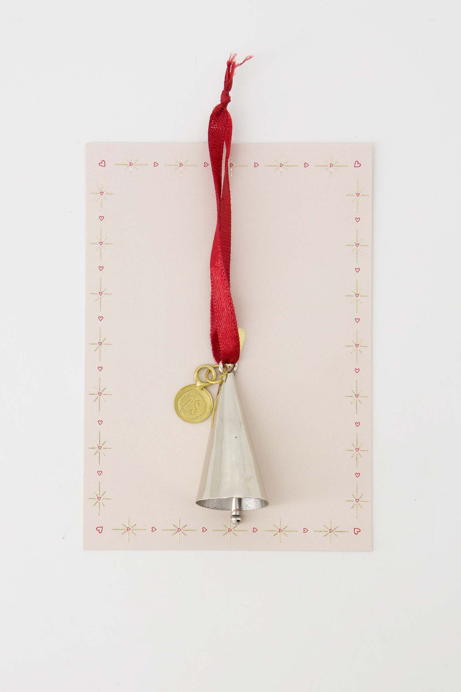 kersthanger metaal bel zilver | zilver