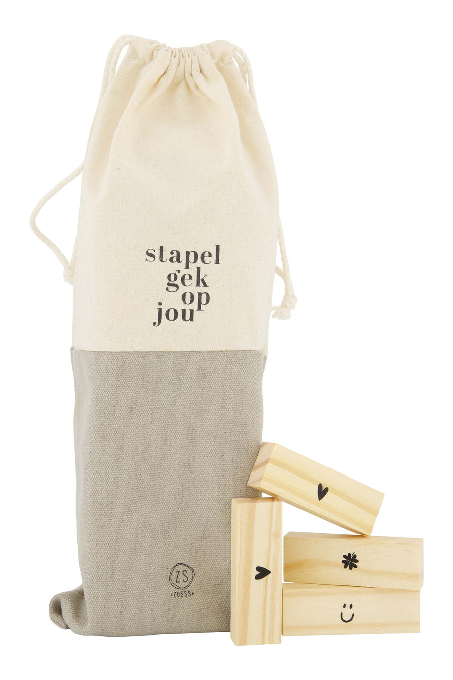 Spiel Holzstapel verrückt nach dir natürlich | natürlich