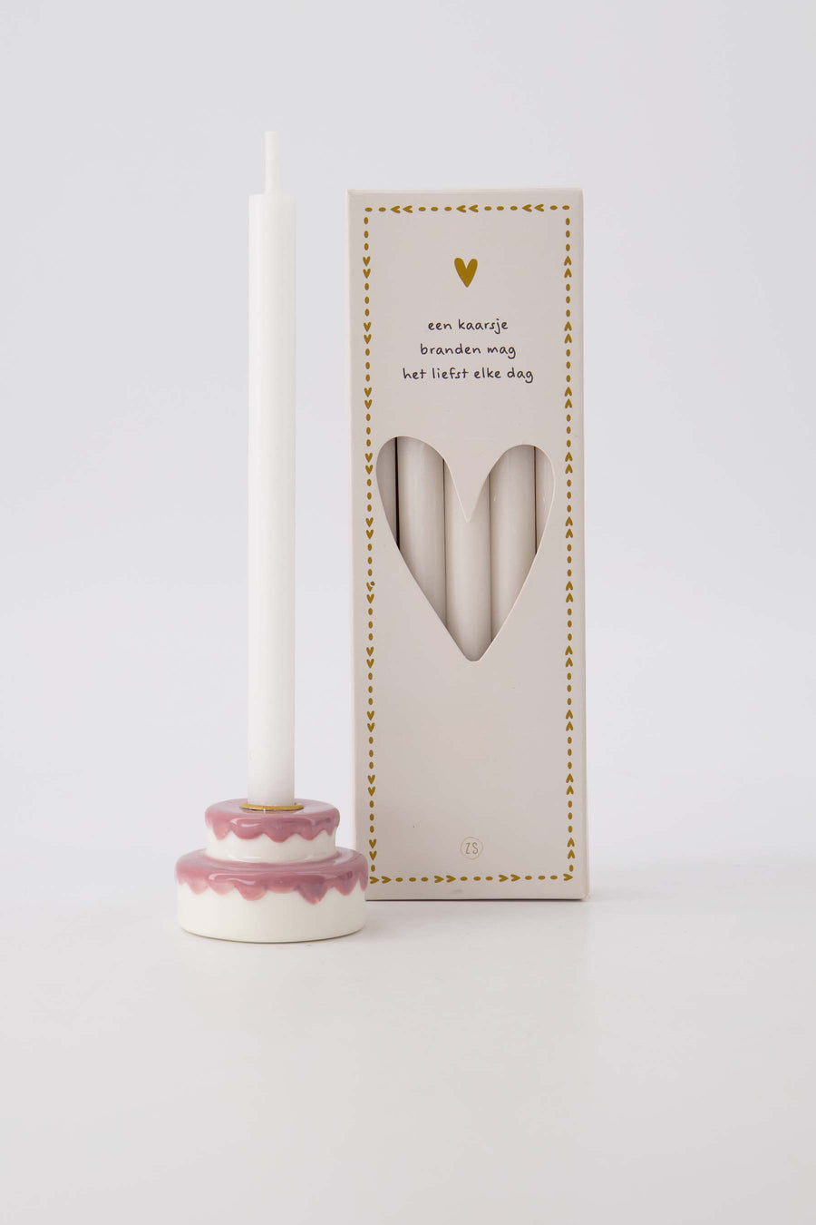 Set Kerzenständer Keramik Torte