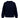 Pullover mit Herz-Detail | dunkelblau/rot
