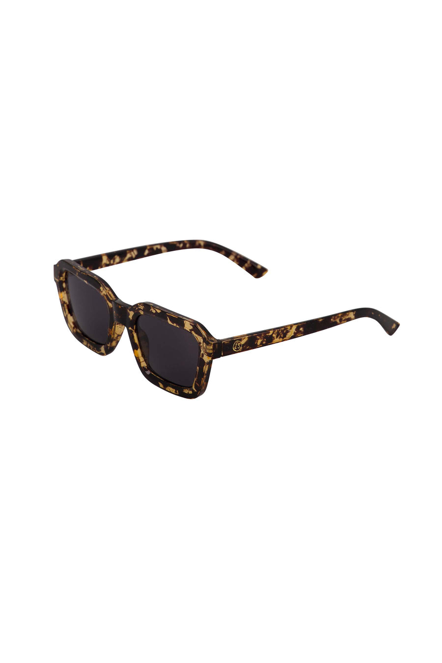 Sonnenbrille mit Panther-Muster | camel