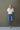 Jeans mit hoher Taille | mid-blue-Zusss