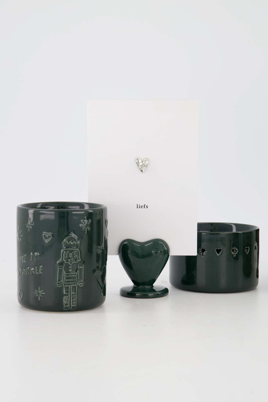 Cadeauset Time To Sparkle Donkergroen